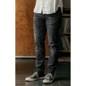 KATO Hiroshi Kato The Pen Slim Rilo Jeans Mens 31 Black Stretch Denim NWT